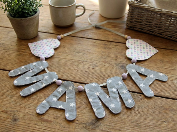 Girlande zum Muttertag - ITH-Stickdatei